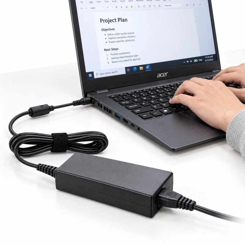 CARGADOR NOTEBOOK UTEK PARA ACER 19V/3.42A 65W 5.5*1.7MM CERT SEC - 6