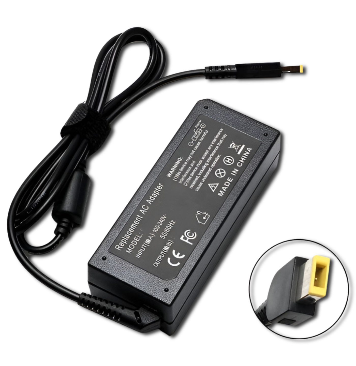 CARGADOR NOTEBOOK PARA LENOVO 20V 3.25A USB 65W CERT SEC - 2