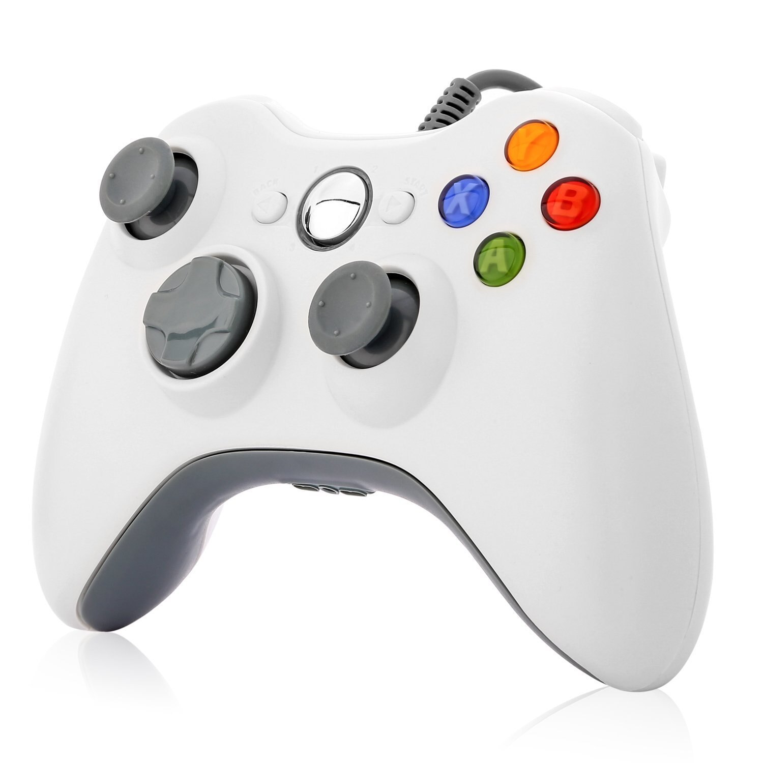 TECNOLAB JOYSTICK XBOX 360 TL454 TECNOLAB USB PARA & PC WIRED EDITION X-360 WHITE