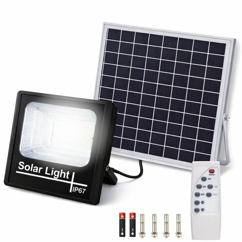 FOCO SOLAR DBLUE DBFLED002 EXTERIOR 25 W IP67 CON PANEL HD + CONTROL REMOTO - 7