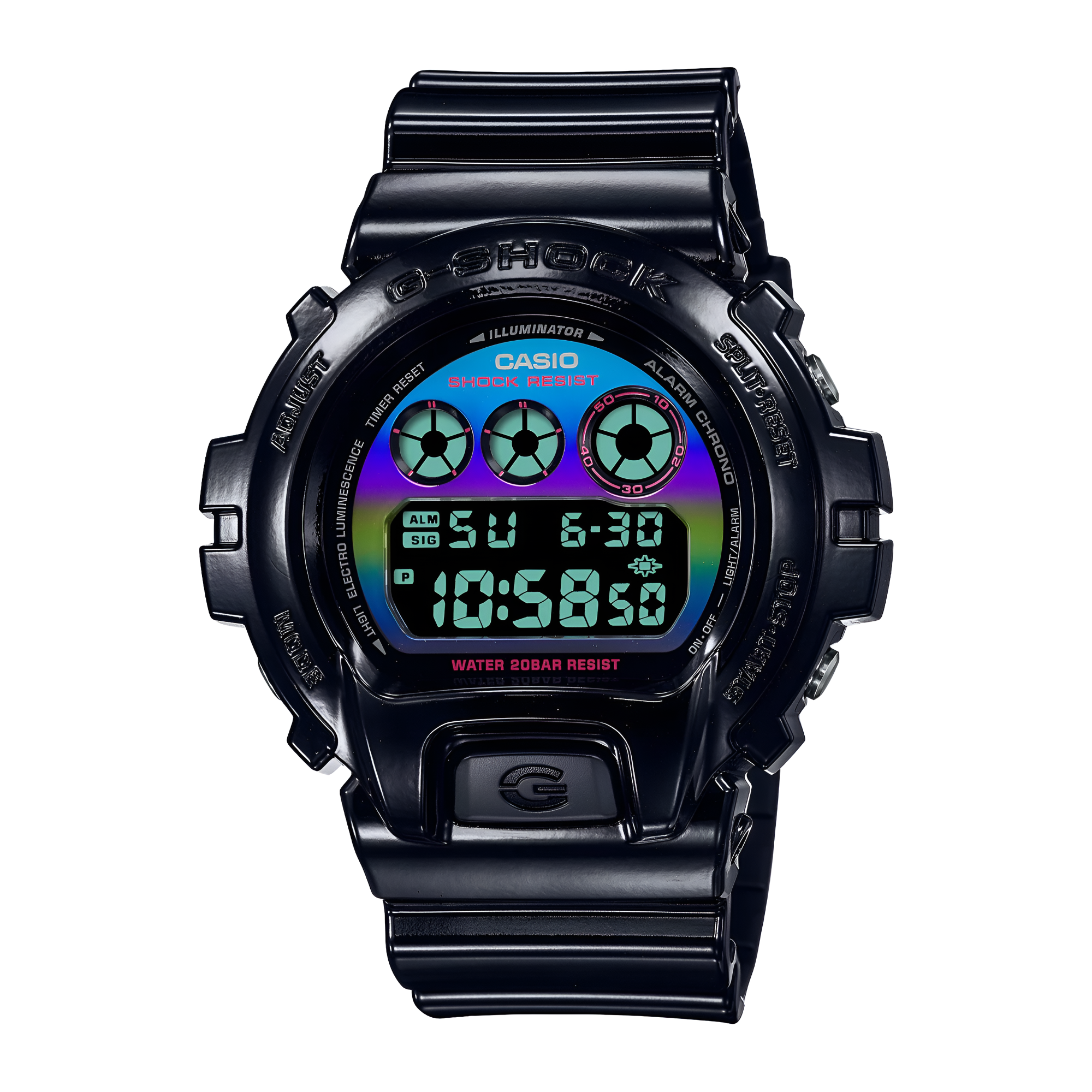 RELOJ G-SHOCK HOMBRE DIGITAL DW-6900RGB-1DR DEPORTIVO - 1
