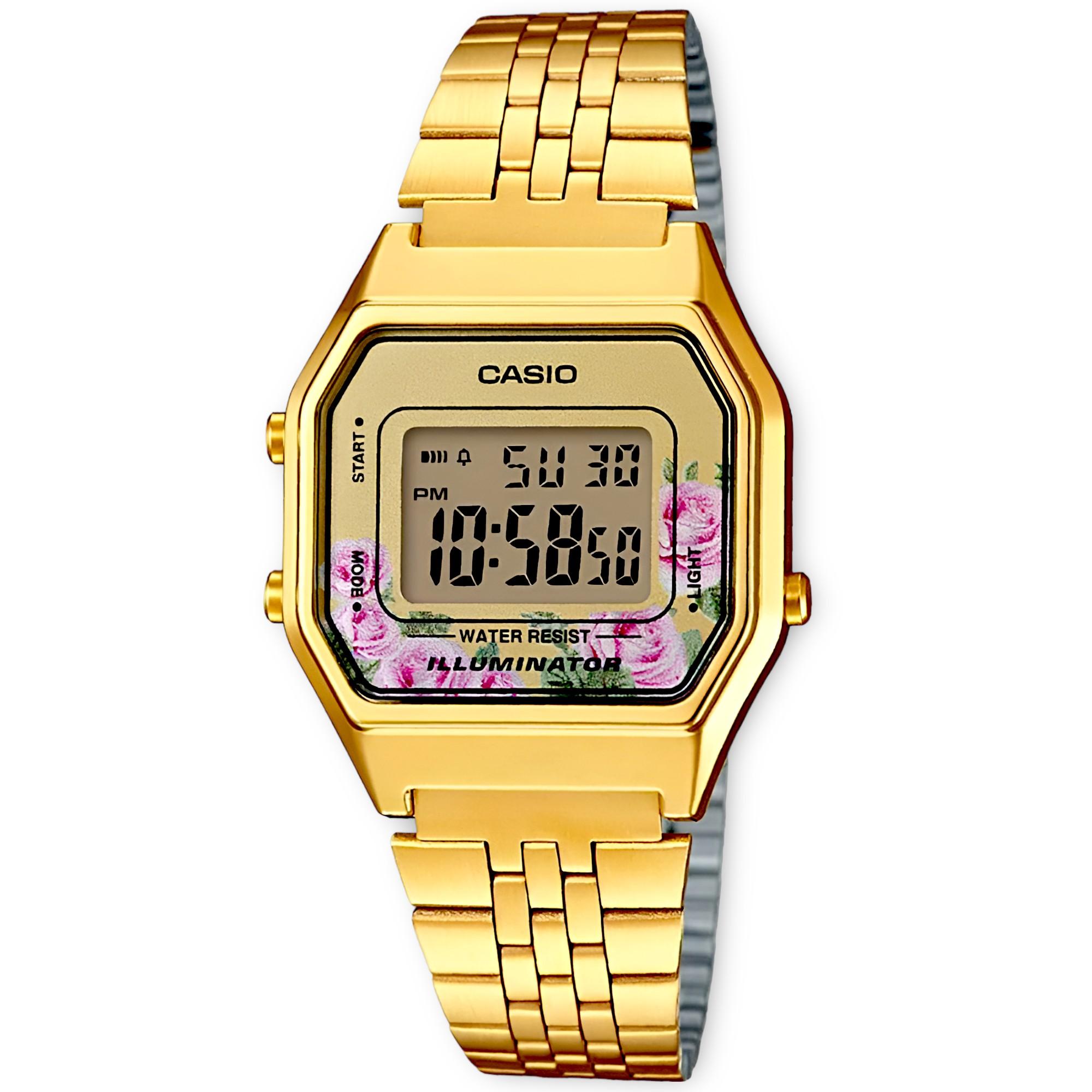 RELOJ CASIO MUJER DIGITAL GOLD VINTAGE LA680WGA4CDF - 1