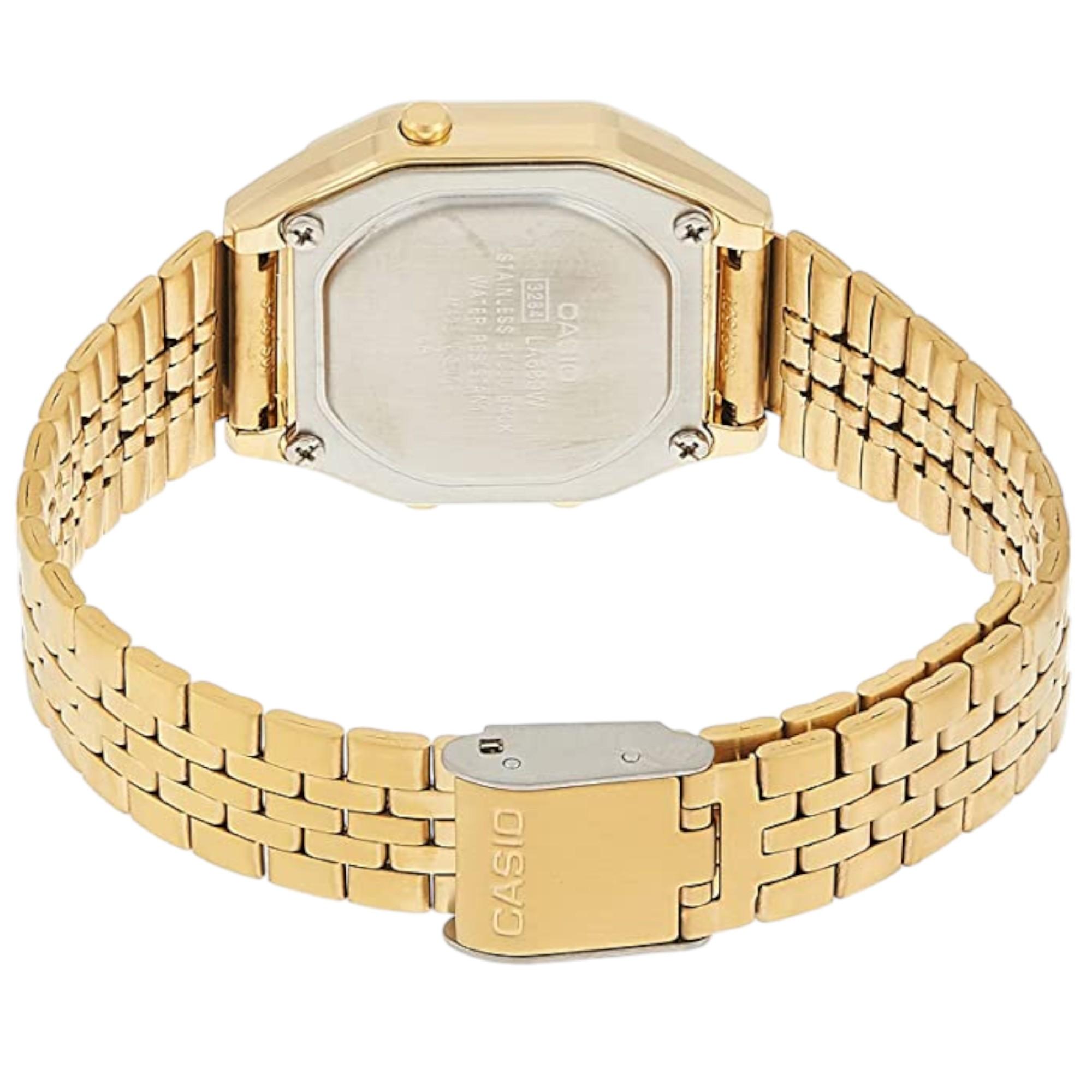 RELOJ CASIO MUJER DIGITAL GOLD VINTAGE LA680WGA4CDF - 3