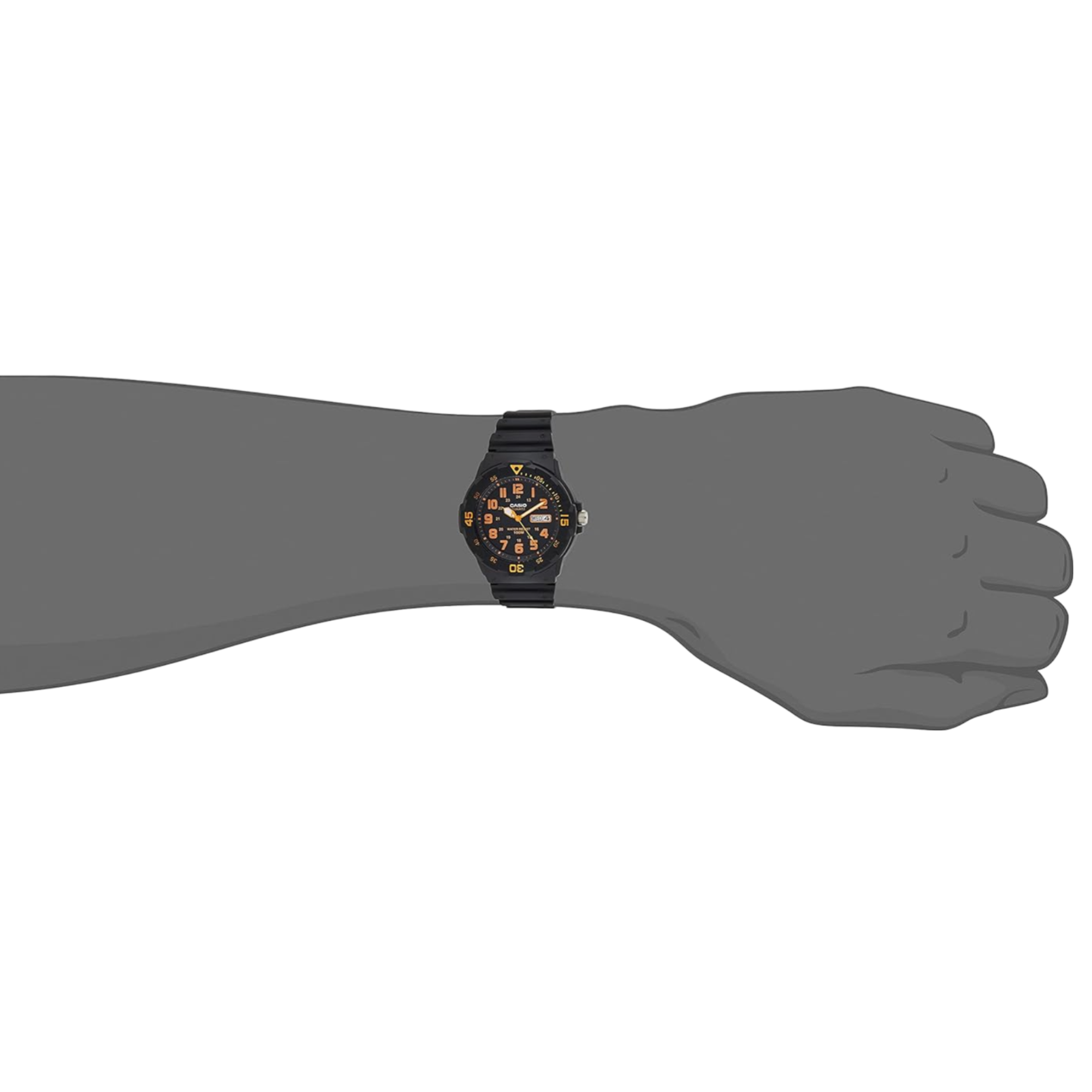 RELOJ CASIO HOMBRE DIGITAL MRW200H4BVDF CLASSIC ANALOG - 7
