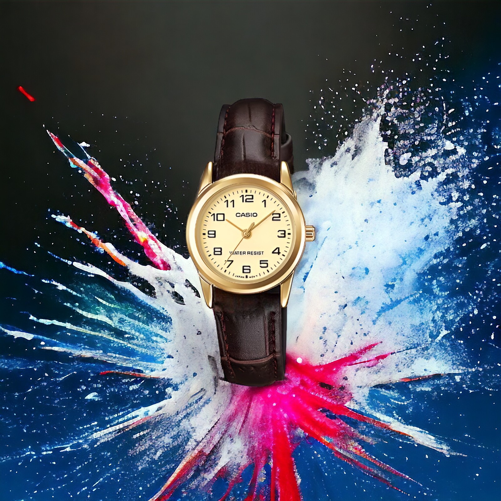RELOJ CASIO MUJER CUARZO LTPV001GL9BUDF GOLDEN EDITION - 6
