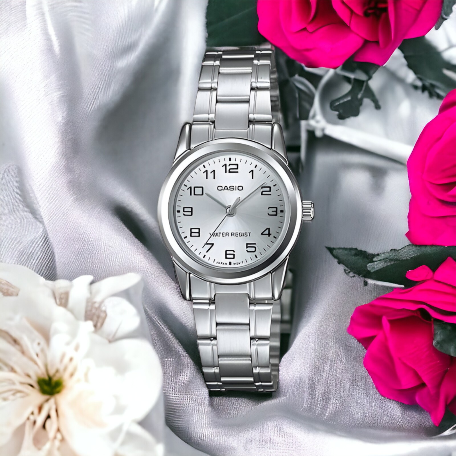 RELOJ CASIO MUJER CUARZO SILVER EDITION LTPV001D7BUDF - 6