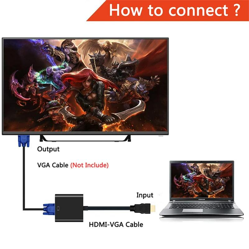 CONVERSOR HDMI A VGA 1080P FULL HD 60 HZ CON AUDIO TM-100536 - 7