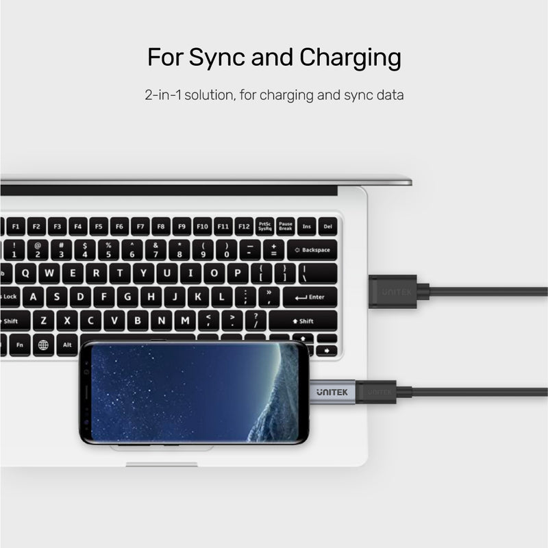ADAPTADOR USB TIPO C A MICRO USB HIGH SPEED Q . C Y-A027AGY - 4