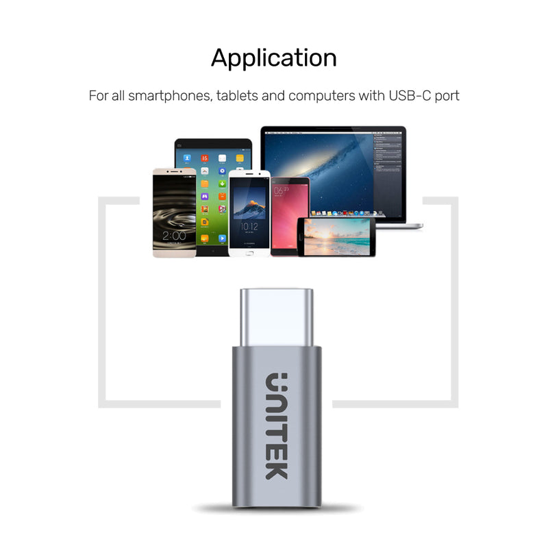 ADAPTADOR USB TIPO C A MICRO USB HIGH SPEED Q . C Y-A027AGY - 5