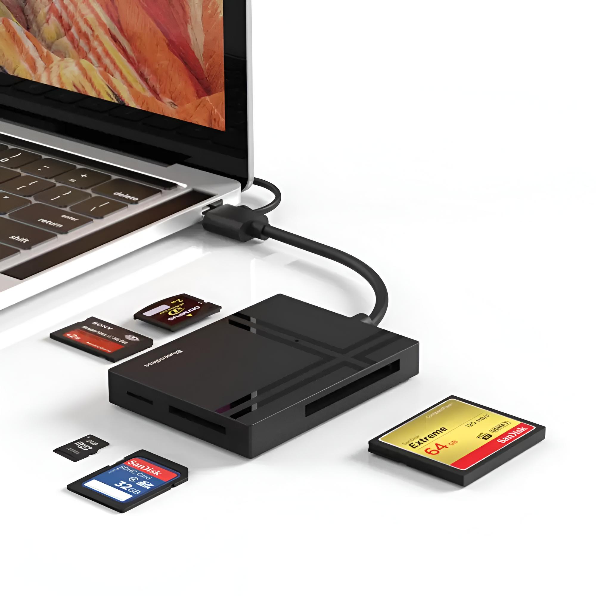 LECTOR DE MEMORIAS PROFESIONAL 5EN1 USB 3.0 HIGH SPEED RD500 - 2
