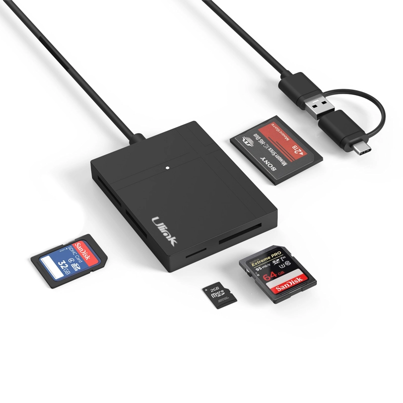 LECTOR DE MEMORIAS PROFESIONAL 5EN1 USB 3.0 HIGH SPEED RD500 - 4