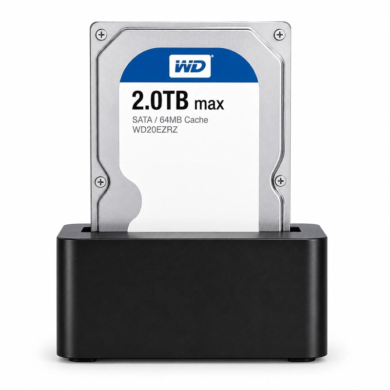 LECTOR DISCOS ULINK SATA USB 3.0 HIGH SPEED DOCK STATION DCK300 - 1