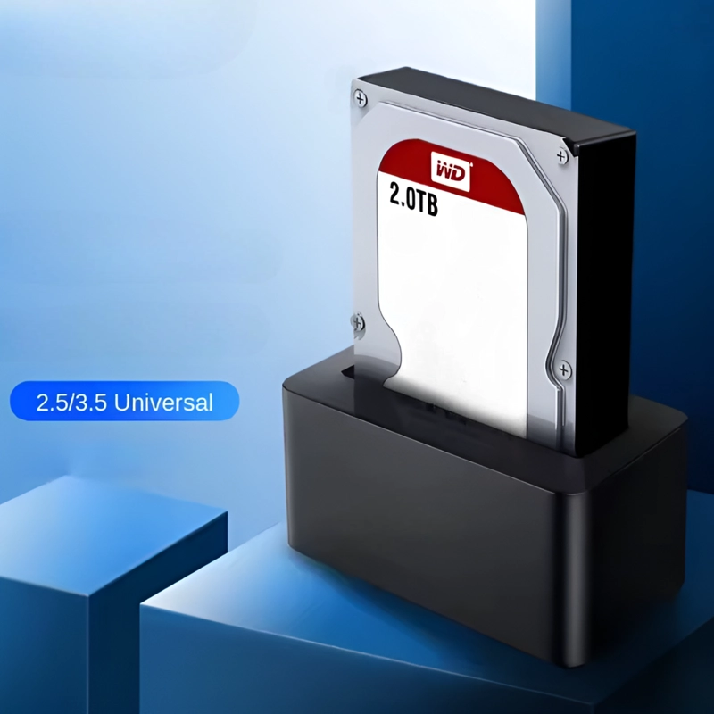 LECTOR DISCOS ULINK SATA USB 3.0 HIGH SPEED DOCK STATION DCK300 - 9