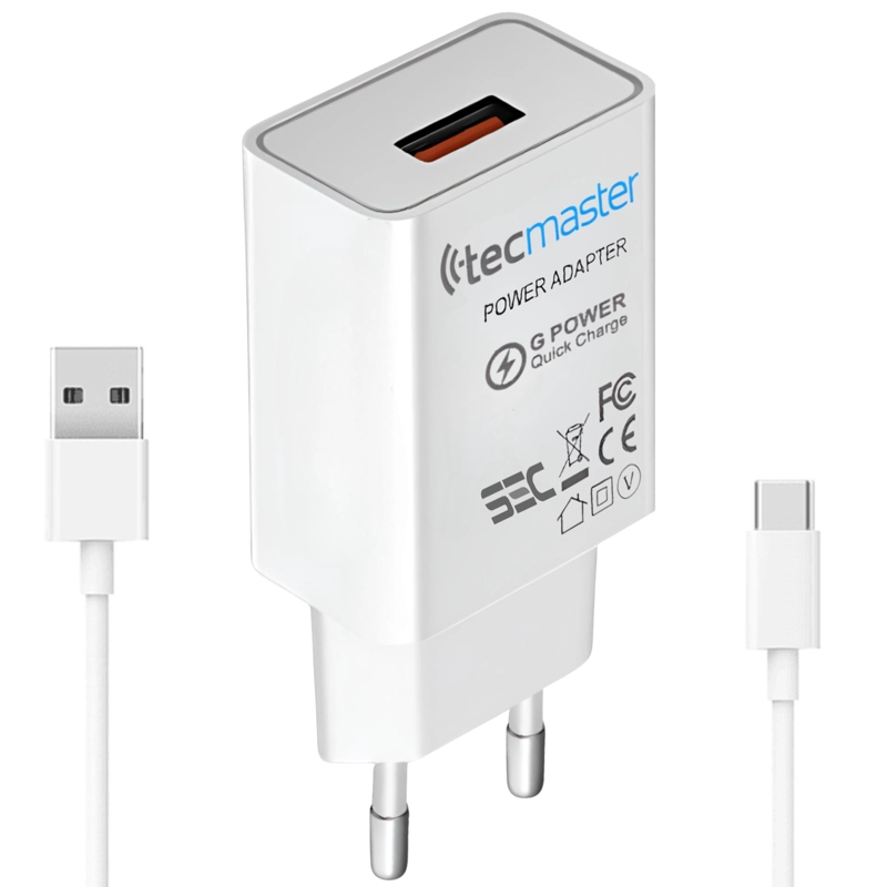 CARGADOR USB-C QUICK CHARGE SMART LINE 3A 18W SEC TM-200516 - 1