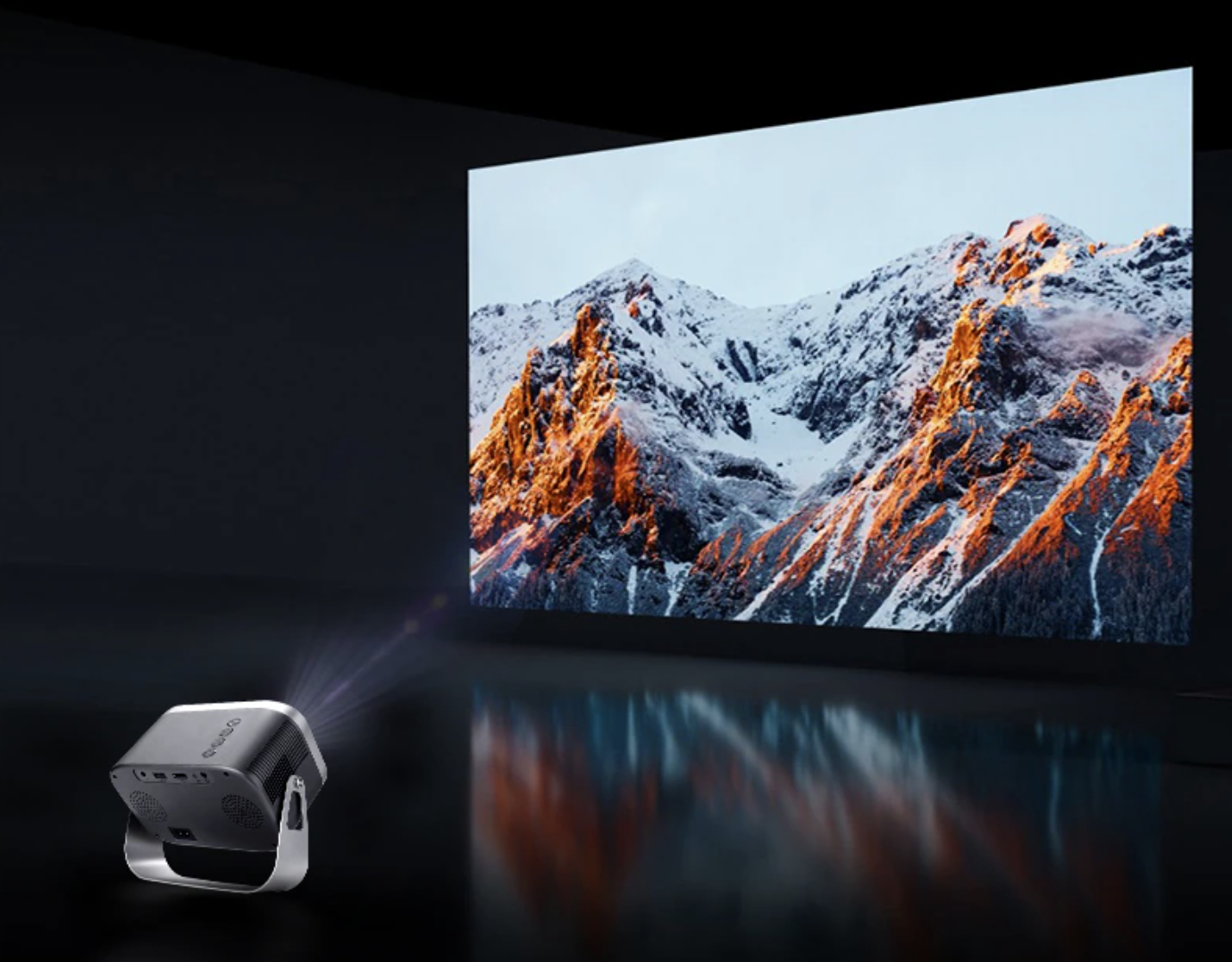 PROYECTOR HD (1280 X 720) FUNFOOX MY ANDROID 9 + MIRACAST HD 150” LED 4500LM 4500 LÚMENES - 6