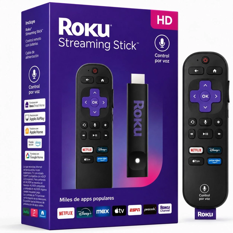 STREAMING ROKU FULL HD 1920 X 1080 3960 TV EXPRESS 1080P 60HZ DUAL WIFI 2G & 5G - 1