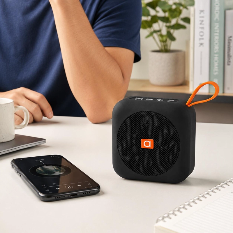 PARLANTE BLUETOOTH AUDIOLAB SPEAKERBT031N PORTATIL GO 5.0 RECARGABLE BLACK - 4