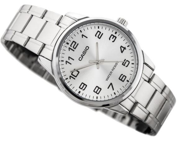 RELOJ CASIO HOMBRE MTPV001D7BUDF METALICO CROMADO - 2