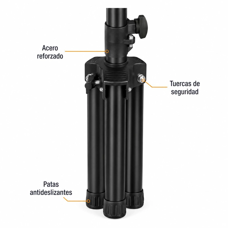 TRÍPODE PARA PARLANTE PHILCO 715BK 1.8M PROFESIONAL ACERO REFORZADO 60KG - 6