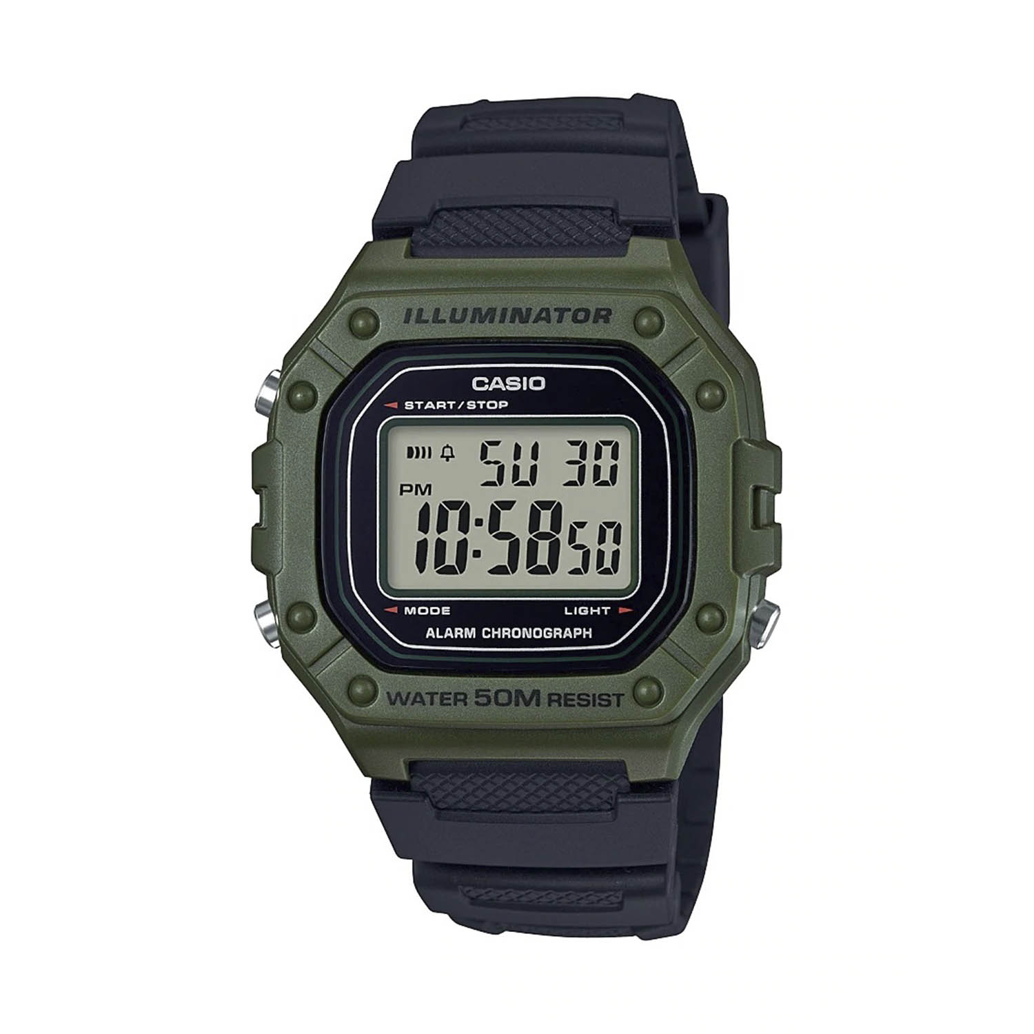 RELOJ CASIO HOMBRE W-218H-3AVDF - 1