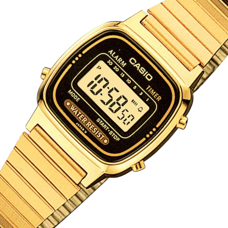 RELOJ CASIO MUJER DIGITAL GOLD LA670WGA1DF - 5