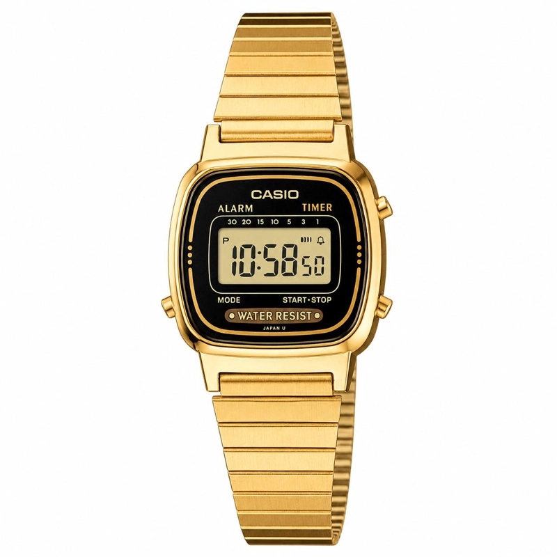RELOJ CASIO MUJER DIGITAL GOLD LA670WGA1DF - 6