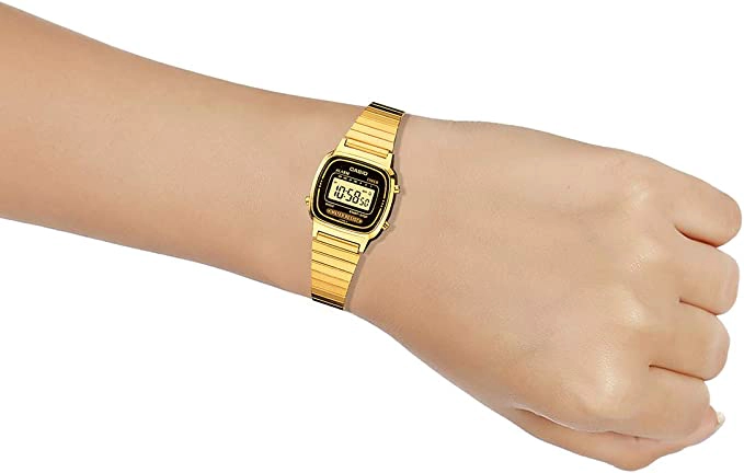 RELOJ CASIO MUJER DIGITAL GOLD LA670WGA1DF - 9