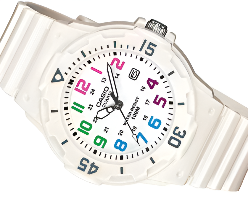 RELOJ CASIO NIÑA CUARZO LRW200H7BVDF WHITE - 4