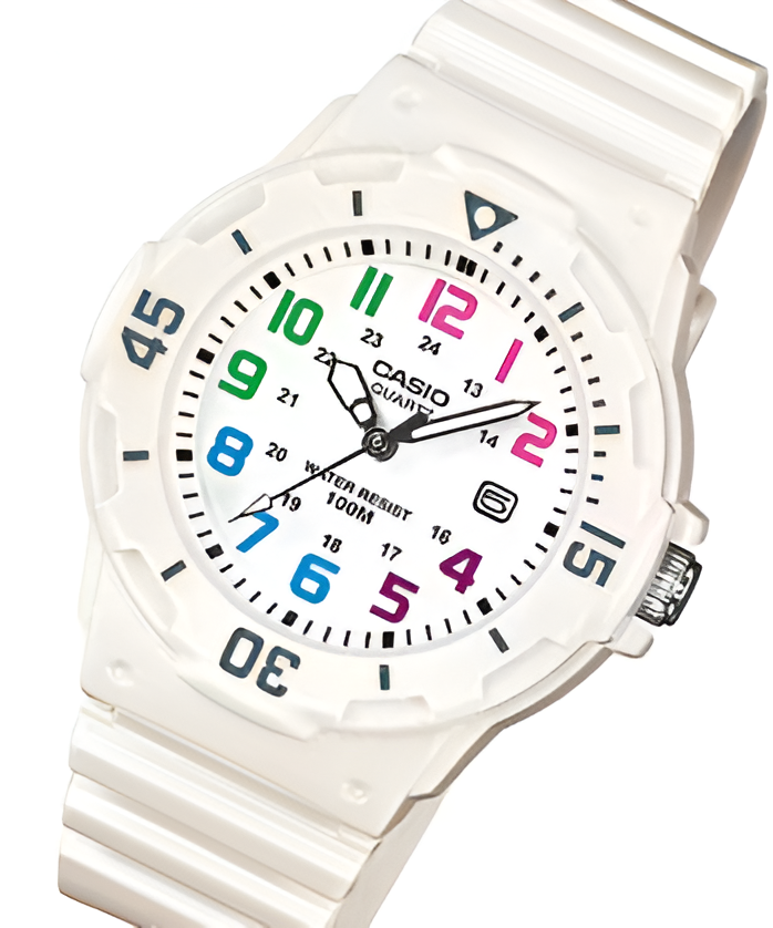 RELOJ CASIO NIÑA CUARZO LRW200H7BVDF WHITE - 5