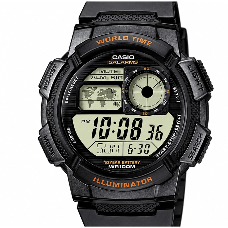 RELOJ CASIO HOMBRE AUTOMATICO AE1000W1AVDF CLASSIC EDITION - 1