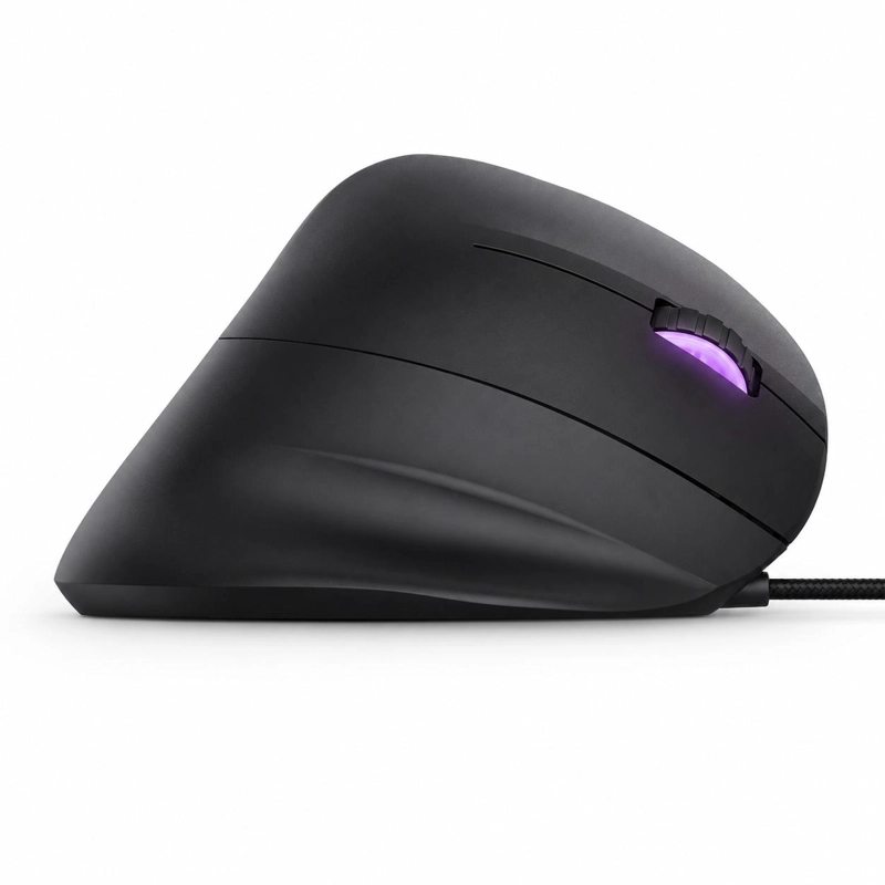 MOUSE GAMER VERTICAL TRUST GXT 144 REXX 10000 DPI ERGONOMICO - 4