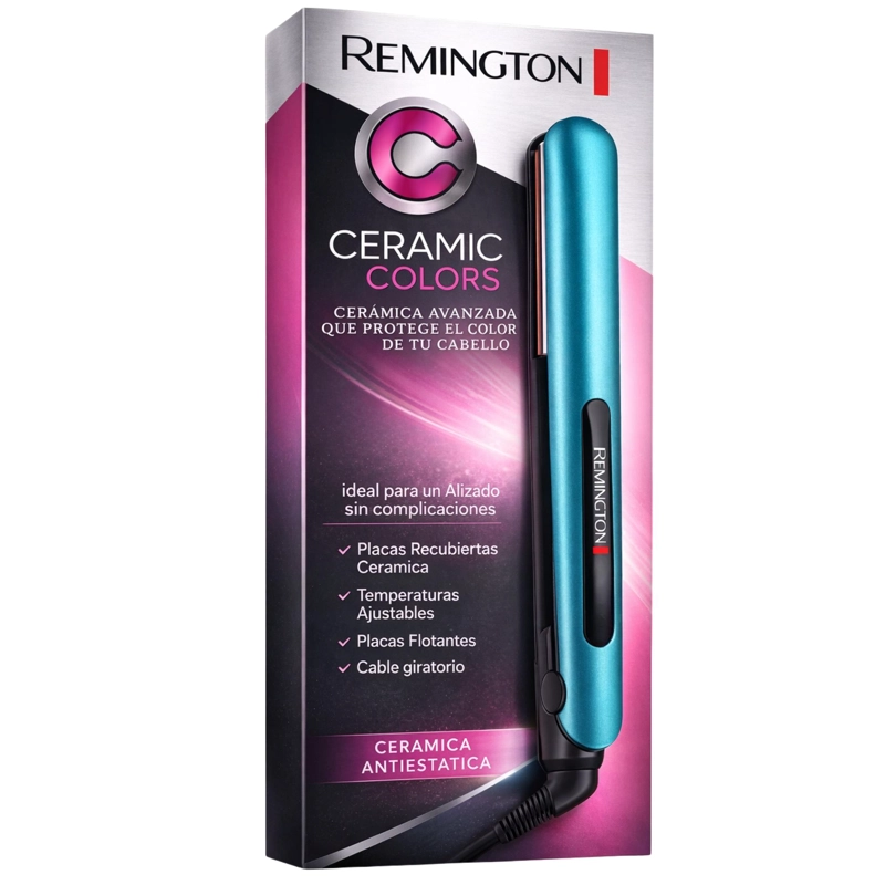 ALISADOR DE CABELLO REMINGTON S1520 CERAMIC COLORS - 1