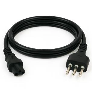 CABLE DE PODER TIPO TRÉBOL 1.8 MT REFORZADO 220V / 3 PIN OEM - 2