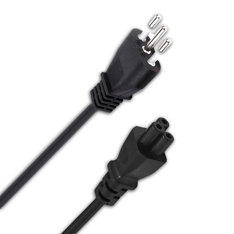 CABLE DE PODER TIPO TRÉBOL 1.8 MT REFORZADO 220V / 3 PIN OEM - 4