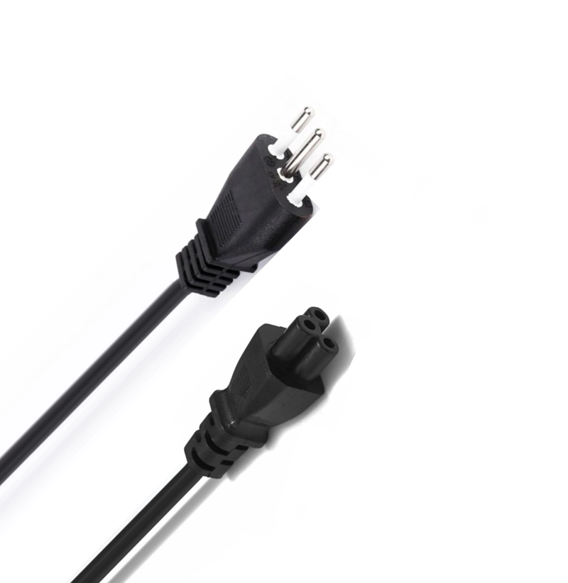 CABLE DE PODER TIPO TRÉBOL 1.8 MT REFORZADO 220V / 3 PIN OEM - 8