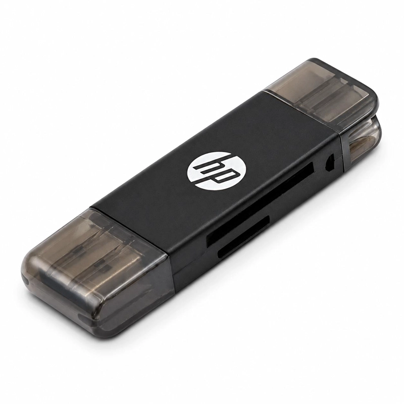 LECTOR DE MEMORIAS HP SD & MICRO SD + PUERTO USB C + USB 112 - 2
