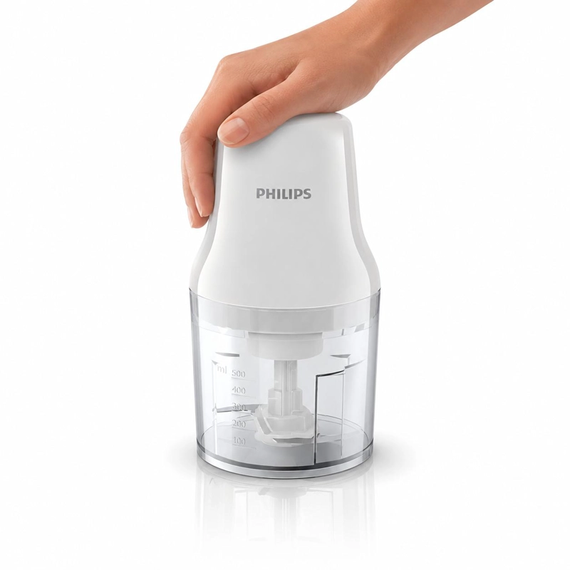 PICADORA PHILIPS HR1393 220V MULTIFUNCIONAL 700ML 450W INOX - 2