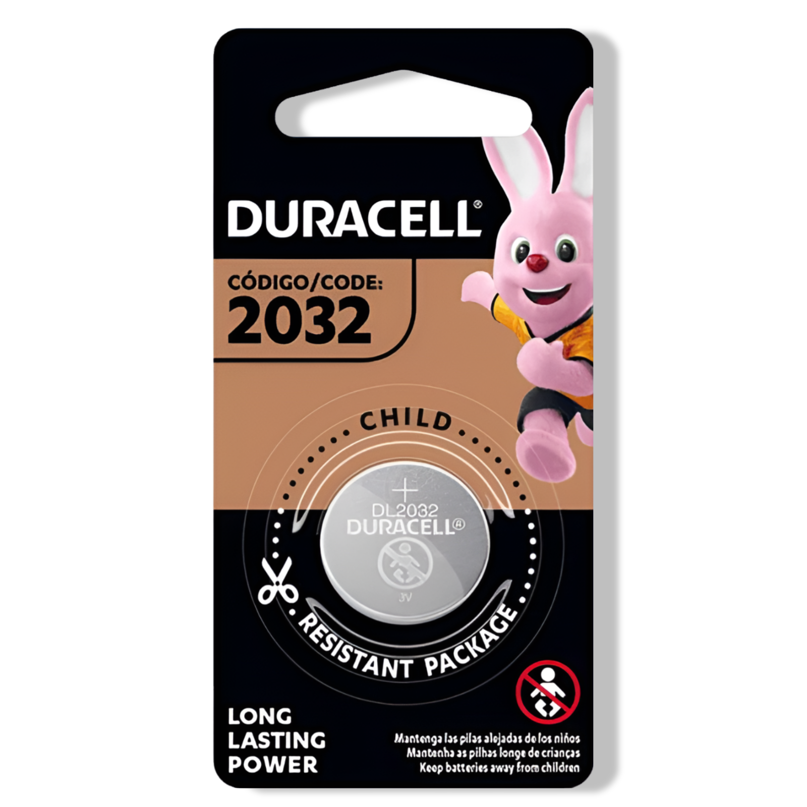 PILA DURACELL ESPECIAL 2032 LITHIUM BATTERY 3V LONG LIFE - 4