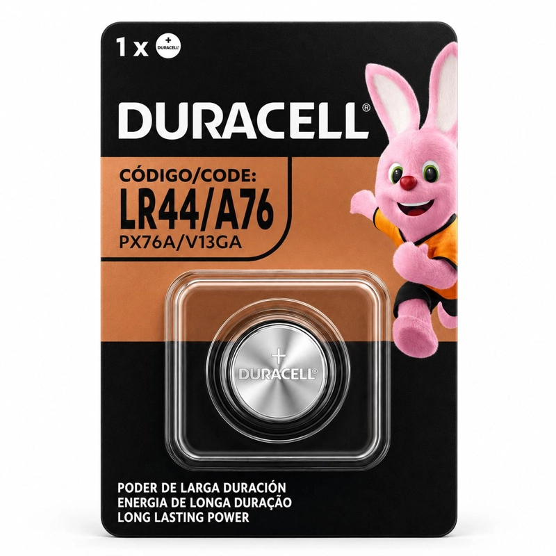 PILA DURACELL ESPECIAL ALCALINA LR44/ A76/ PX76A/ V13GA 1.5V - 1