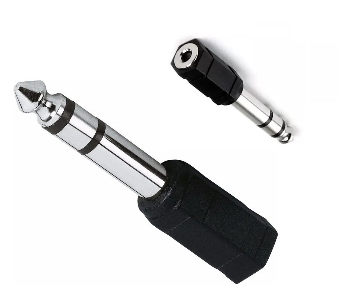 ADAPTADOR ALÁMBRICO DBLUE AUDIO 6.3MM MACHO A 3.5MM HEMBRA HIFI CAV08 - 3