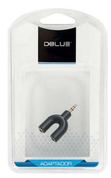 ADAPTADOR ALÁMBRICO DBLUE JACK 3.5MM CON 2 SALIDAS ESTÉREO 3.5MM DBG186 - 6