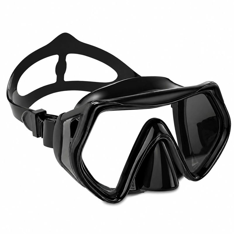MASCARA DE BUCEO DBLUE ANTI FUGAS DE VIDRIO TEMPLADO CON SNORKEL - 2