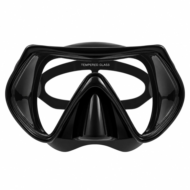 MASCARA DE BUCEO DBLUE ANTI FUGAS DE VIDRIO TEMPLADO CON SNORKEL - 3