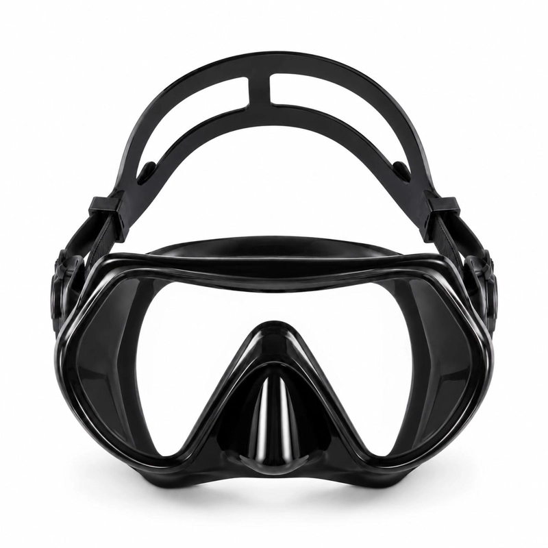 MASCARA DE BUCEO DBLUE ANTI FUGAS DE VIDRIO TEMPLADO CON SNORKEL - 5