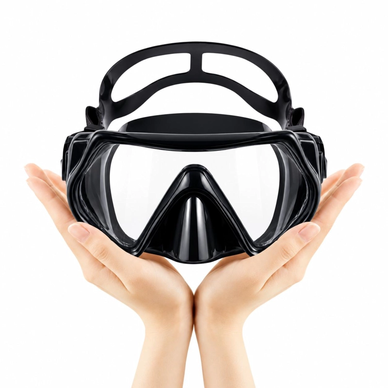 MASCARA DE BUCEO DBLUE ANTI FUGAS DE VIDRIO TEMPLADO CON SNORKEL - 9