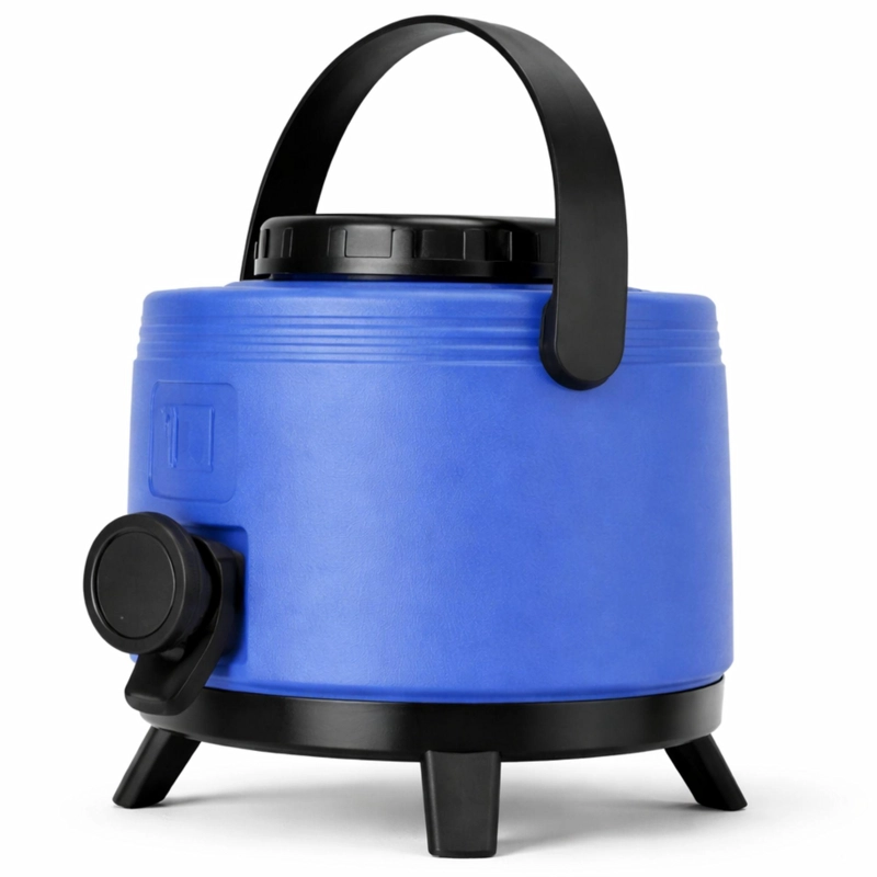 MAXI TERMO 6 LITROS TERMOLAR AZUL PARA AGUA CALIENTE Y FRIA - 2
