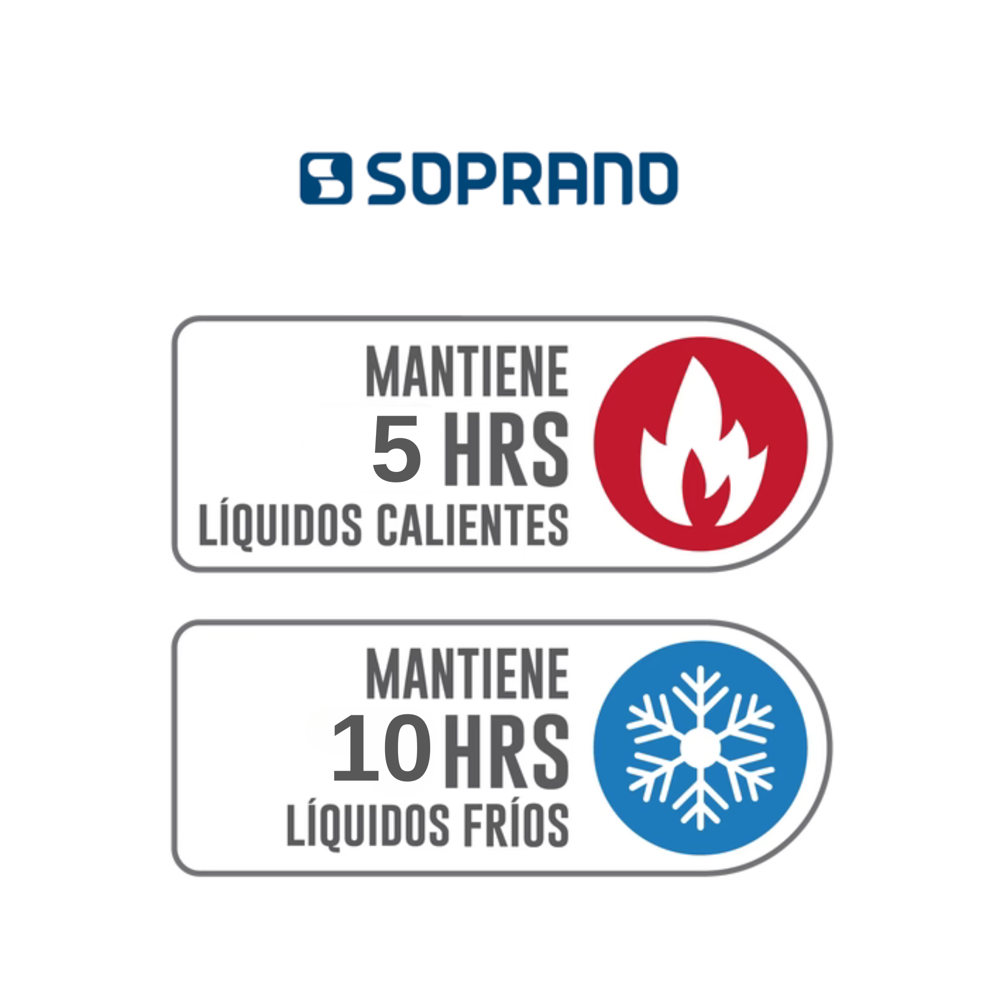 MAXI TERMO 12 LITROS SOPRANO ROJO PARA AGUA FRIA Y CALIENTE - 6
