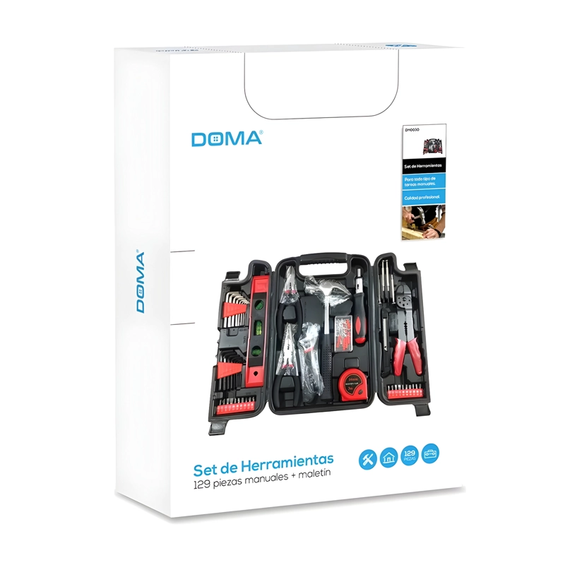 SET HERRAMIENTAS OEM MULTIUSOS DM-0030 129 PIEZAS MALETIN - 5