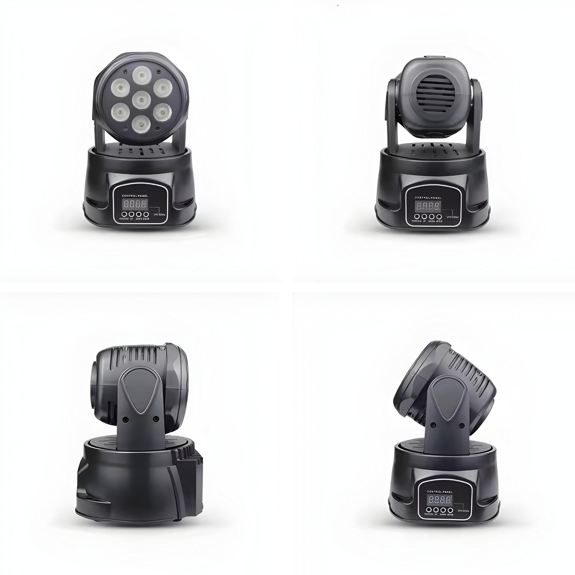 CABEZA ROBÓTICA RITMICA DMX OEM DJPOWER FULL RGB LED 56W M070PRO - 7