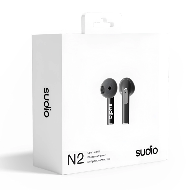 AUDÍFONOS SUDIO TRUE WIRELESS EARPHONES N2 IPX BLUETOOTH NEGRO PREMIUM - 1